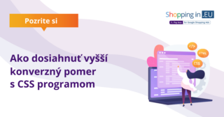 Obrázok s grafikou ženy a počítača s textom, Ako dosiahnuť vyšší konverzný pomer s CSS programom.